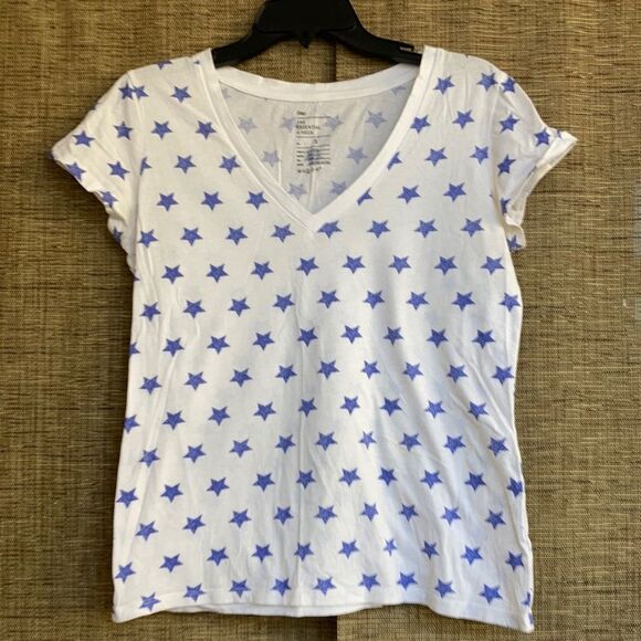 GAP Pima cotton star print white tee shirt - Picture 1 of 4